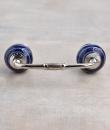 Light Purple Line With Blue Base Ceramic knob