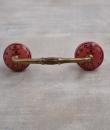 Black Clock with Dark Pink Ceramic knob