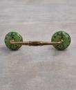 Black Clock with Lime Green Ceramic knob
