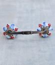 Melon Shape Multicolor Ceramic Cabinet Pull