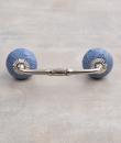 Light Purple Color Embossed Design Cabinet Pull
