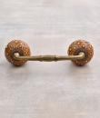 Brown Floral Embossed Design Kitchen Cabinet Pull
