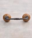 Brown Floral Embossed Design Kitchen Cabinet Pull