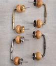 Light Brown Ceramic Drawer Cabinet Pull