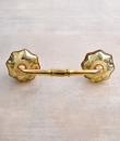 Unique Gold Metallic Glass Kitchen Cabinet Pull