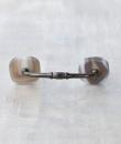 Agate Natural Gemstone Cabinet Furniture Pull - Brown and Grey Shade