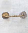 Agate Natural Gemstone Cabinet Furniture Pull - Brown and Grey Shade