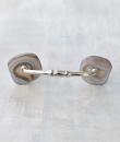 Agate Natural Gemstone Cabinet Furniture Pull - Brown and Grey Shade