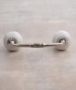 White Cabinet Beaded Pull For Kitchen Cabinet