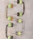 Green Ceramic Kitchen Cabinet Melon Pull