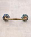 Green Color  Design Ceramic Cupboard Handle