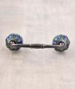 Green Color  Design Ceramic Cupboard Handle