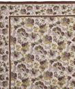  Caroline Brown Hand Screen Print Cotton Quilt