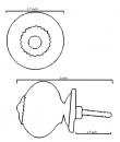 Round Ceramic Knob