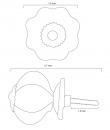 BPCK-206 Ceramic Knobs-Outline