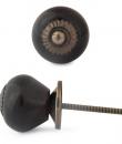 BPGK-144-Brown Glass Knob 