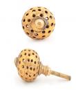Round Matel Knob With Antique Brass Look