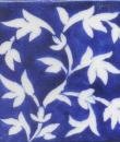 White leaf with Blue Base Tile