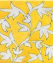 White leaf with Yellow Base Tile