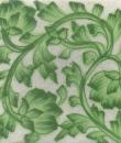 Green Flower with White Base Tile