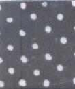 White Polka Dots with Black Base Tile