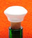 White color wine bottle stoppers.