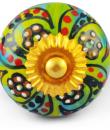 Multicolour Knob with white dots