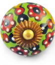 Multicolour Knob with white dots
