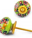 Multicolour Knob with white dots