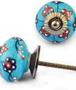 Red,Black Turquoise knob