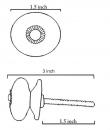 BPCK-193 Cabinet Knob-Outline