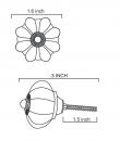 BPCK-200 Green Ceramic Knob-Outline