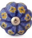 KNM-039-Yellow Flowers with Blue base knob