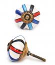 KPS-4458 - White knob and Red,Black and Sky Blue knobs