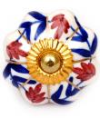 KPS-4514 Multicoloured Design Ceramic Cabinet Knob 