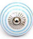 KPS-4590 - White knob and Turquoise Round line