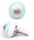 KPS-4590 - White knob and Turquoise Round line