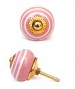 KPS-4603 - Pink and White Colored knob