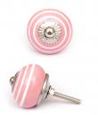 KPS-4603 - Pink and White Colored knob