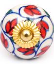 KPS-4619 - Red Design and White knob