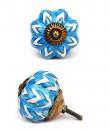KPS-4652 - Turquoise color design with White base knob