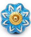 KPS-4652 - Turquoise color design with White base knob