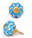 KPS-4652 - Turquoise color design with White base knob