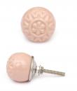 KPS-9009 - Brown Flower Embossed Cabinet Knob