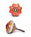 KPS-9019 - Red and Yellow Ceramic knob