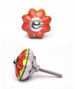 KPS-9019 - Red and Yellow Ceramic knob