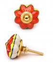 KPS-9019 - Red and Yellow Ceramic knob