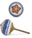 KPS-9034-Blue and Orange Color Ceramic Knob