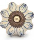 KPS-9037-Blue Outline design Ceramic knob
