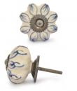 KPS-9037-Blue Outline design Ceramic knob